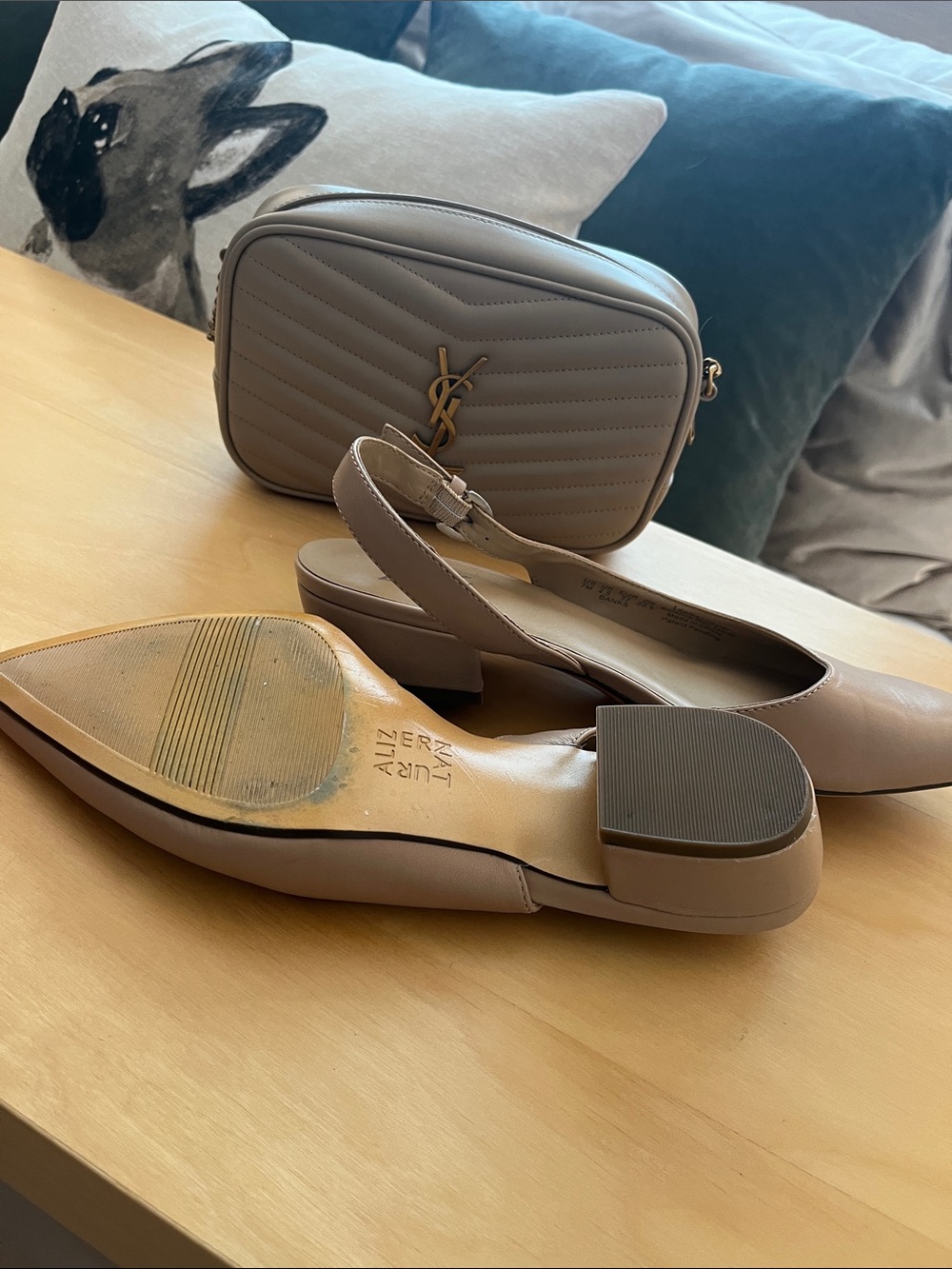Naturalizer tan, leather Slingback Low Heel Mules - Picture 6 of 6